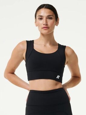 Forme Power+ Padded Posture Bra in Obsidian Black Size Small NWT New